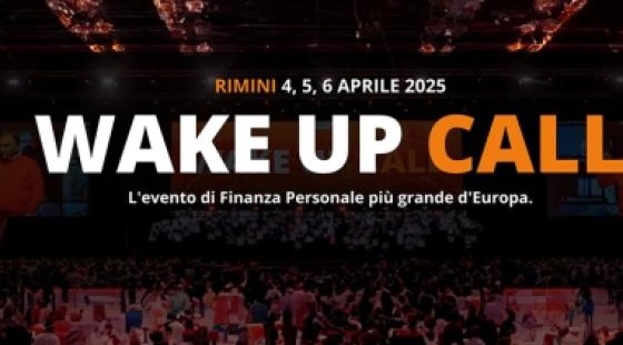 Evento di finanza personale a Rimini, aprile 2025.